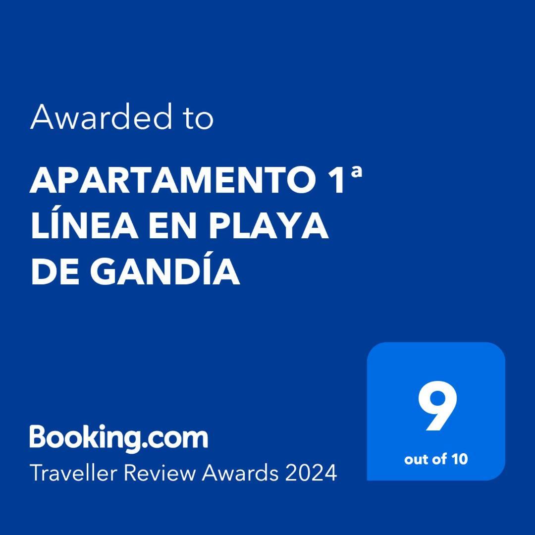 Apartamento 1ª Linea En Playa De Gandia Bagian luar foto